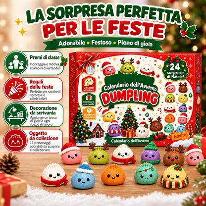 Calendario dell'Avvento Dumpling Squishy 2026