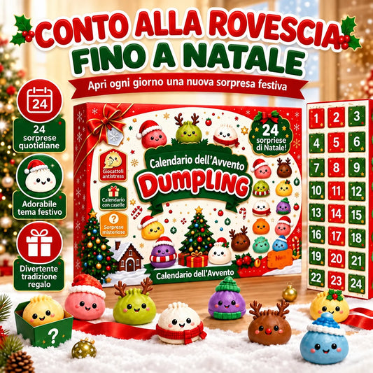 Calendario dell'Avvento Dumpling Squishy 2026